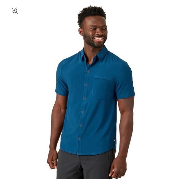 Cotopaxi Men's Cambio Deep Blue Casual Button Down Shirt - Medium - Picture 1 of 10